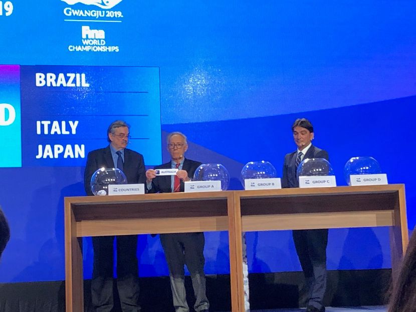World famous sporting greats conducted the WP draw for the World Championships in Zagreb