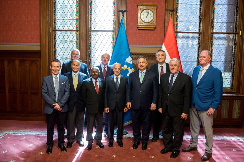 FINA Executive meet Hungary Prime Minister Orban