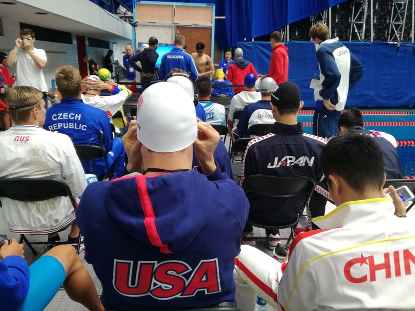 Top swimmers share tales from the Call Room… and last thoughts on the blocks