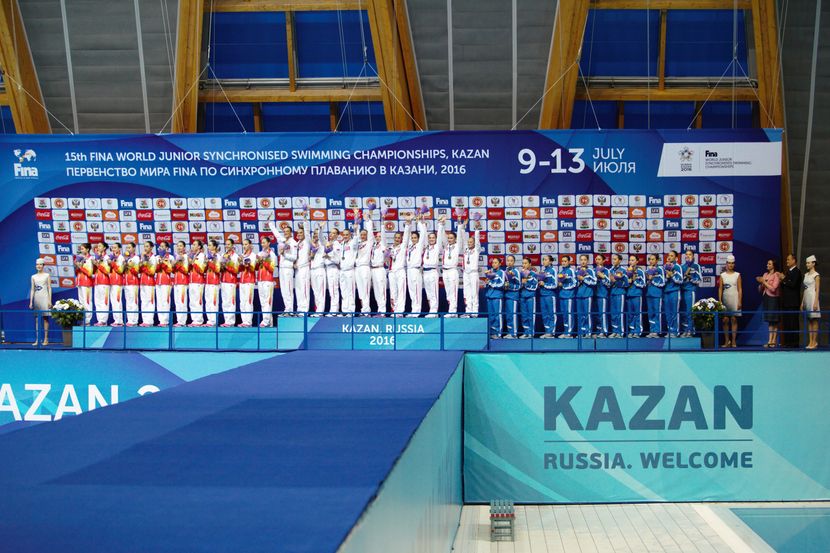 PR 59– Junior Synchro: Four titles swept away by Russia in Kazan