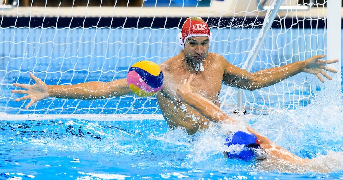 Water Polo, Men's quarterfinals Golden oldies Croatia v Serbia in