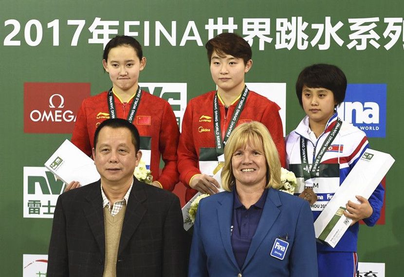 Chen joins 600+ club in the men's 10m platform in Guangzhou