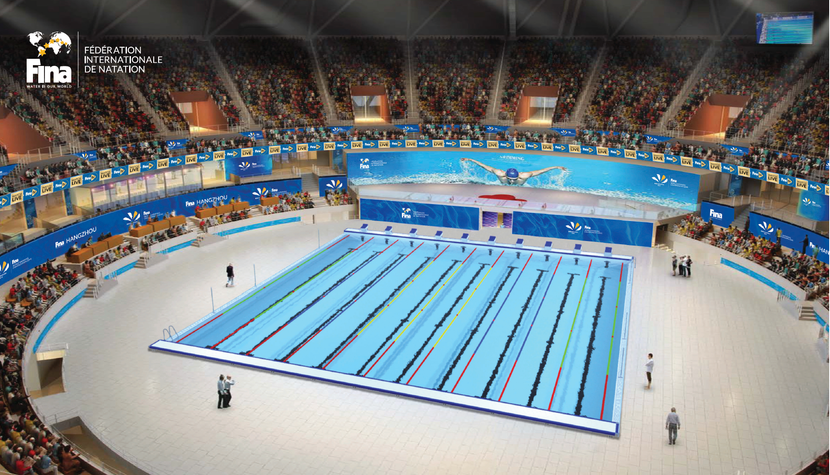 35 days to go: Myrtha Pools technology allows Hangzhou to host Swimming World Championships