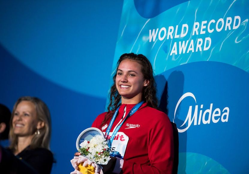 Kylie Masse wins historic victory for Canada