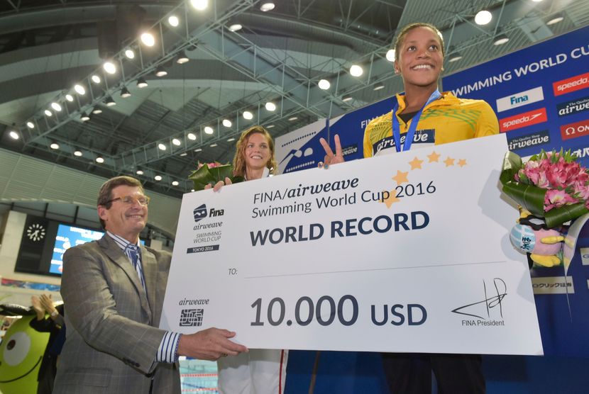 PR 90 - SWC 2016: Atkinson breaks 50m breast World Record in 28.64