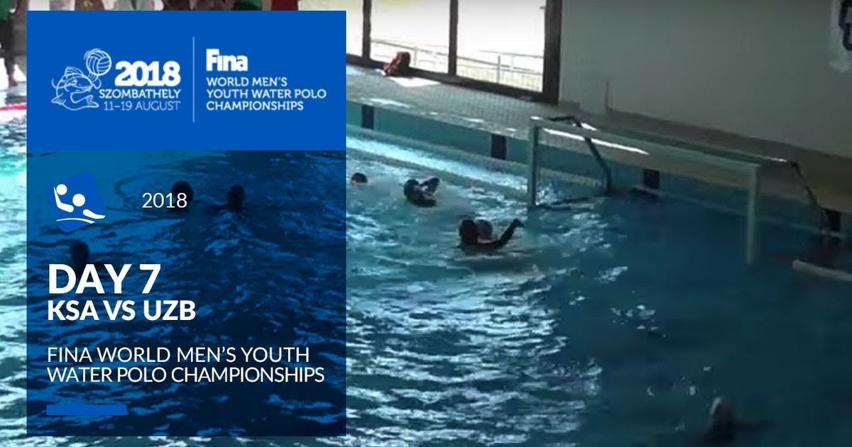 RELIVE Water Polo Day 7 (KSAUZB) 4th FINA World Men's Youth