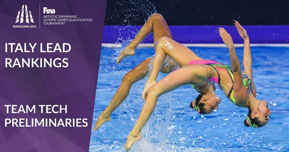 photo Artistic Swimming Olympics 2021 Results artistic swimming olympic qualifier