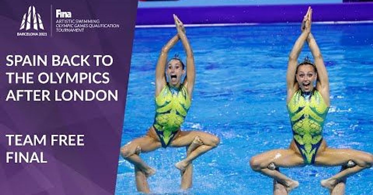 Artistic Swimming Olympic Qualifier Spain tribute to Darwin’s Theory