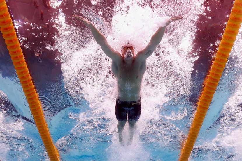 French swimmer breaks his own world record