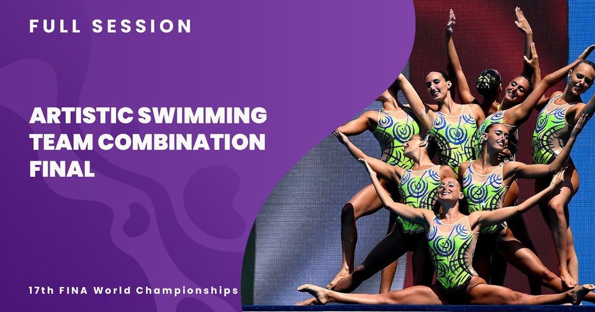 Artistic Swimming Team Combination Final 17th FINA World Championships Budapest 2017
