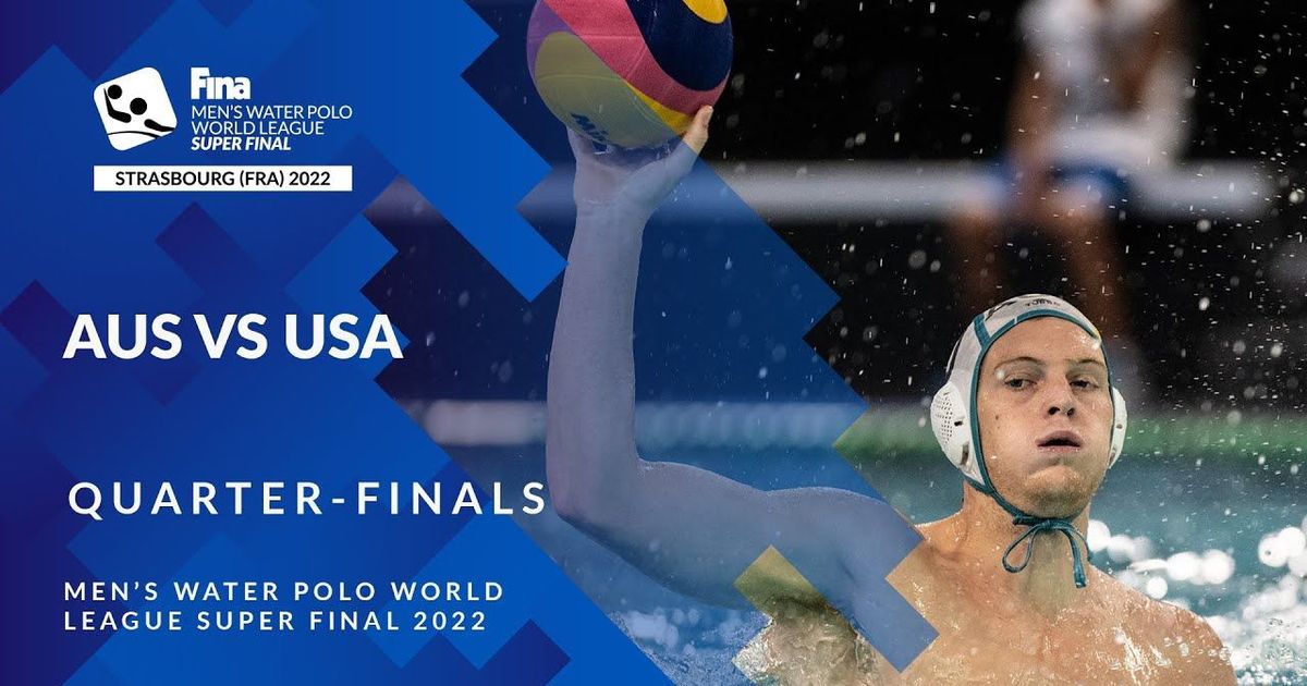 Re Live Australia vs USA Quarterfinals FINA Men's Water Polo