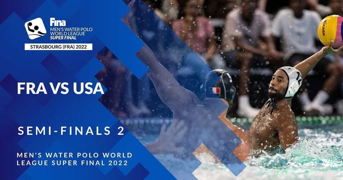 Re Live France vs USA SemiFinal 2 FINA Men's Water Polo World