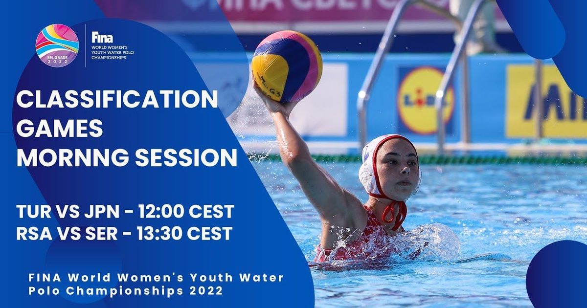 Day 4 CLASSIFICATION GAMES Morning Session FINA World Women's Youth