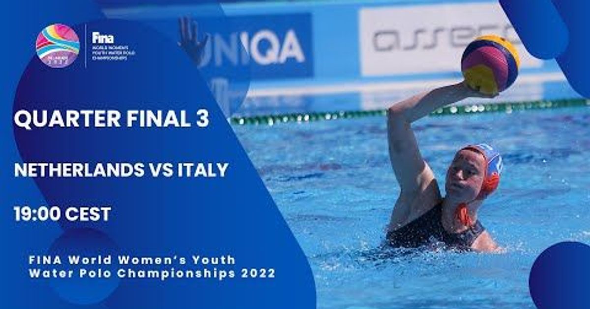 Quarter Final 3 FINA World Women's Youth Water Polo Championships 2022