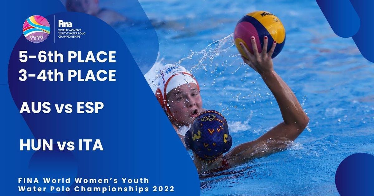 DAY 8 CLASSIFICATION GAMES FINA World Women's Youth Water Polo