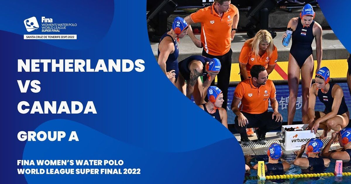 LIVE Netherlands vs Canada Group Stage Women’s Water Polo World