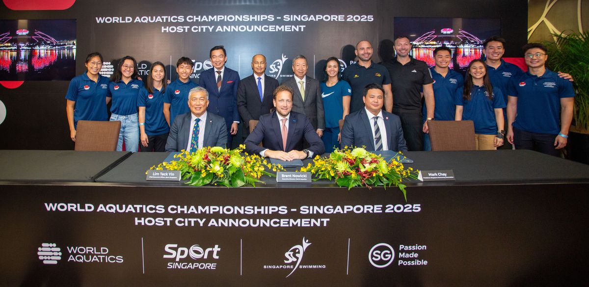 World Aquatics Championships 2025 awarded to Singapore