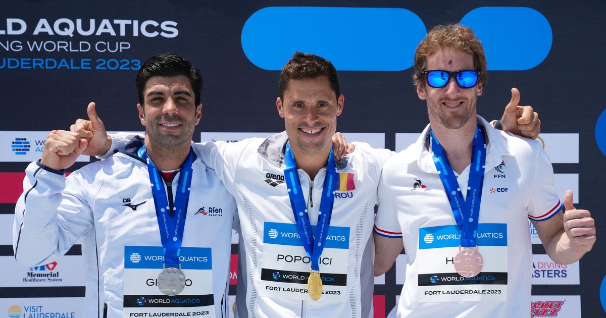 Popovici and Carlson win High Diving World Cup titles