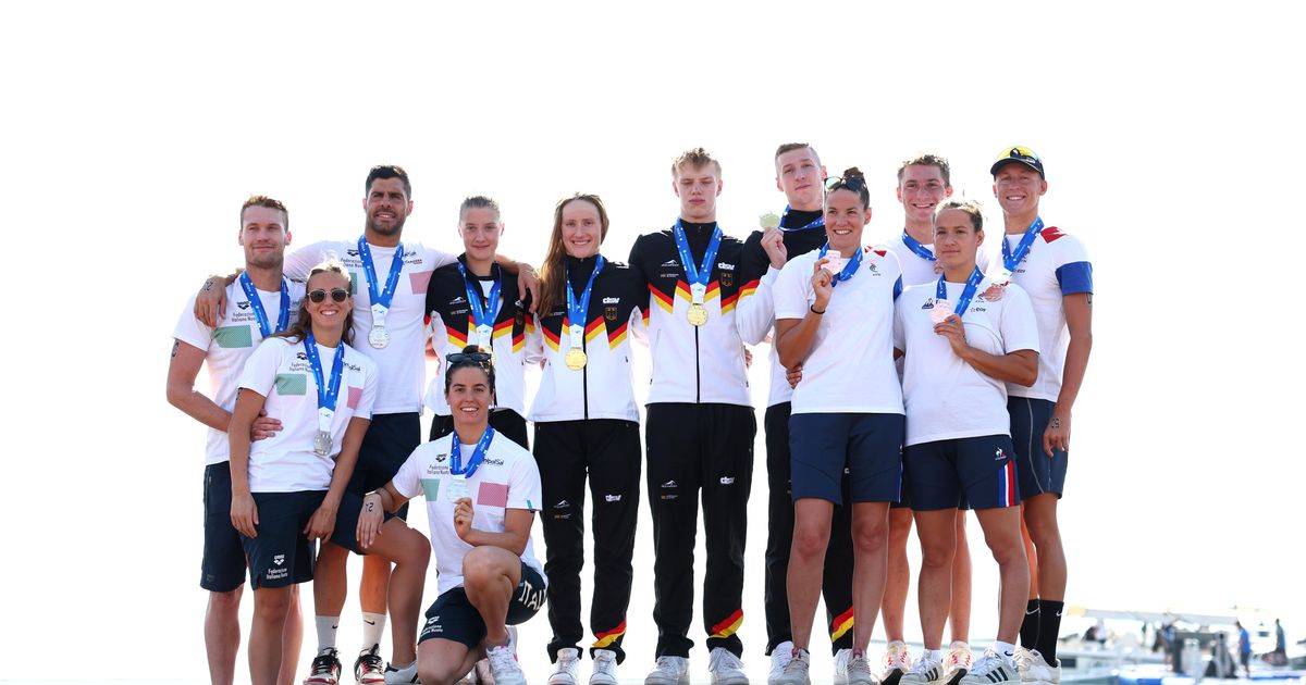 Germany power to NEOM mixed relay World Cup title