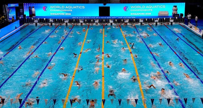 Swimming training _ Day 15 _ World Aquatics Championships - Singapore 2025_Medium Res Image_m134023