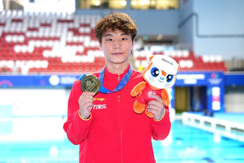 Men_s 1m Springboard _ Final _ Day 17 _ World Aquatics Championships - Singapore 2025_Medium Res Image_m136173