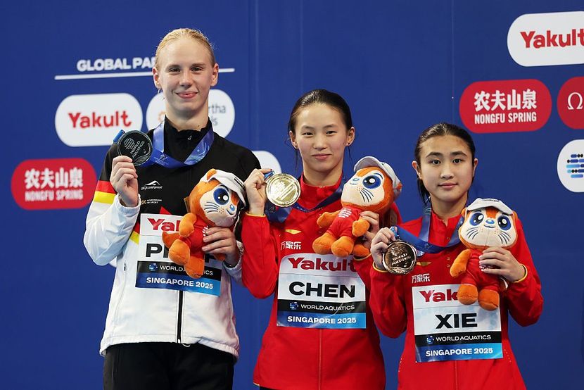Chen Yuxi wins fourth world title in women's 10m