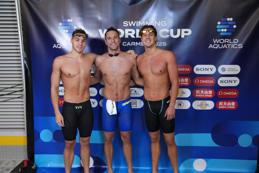 Chad le Clos (RSA), Ilya Kharun (CAN), Noe Poni (SUI) by Mike Lewis DSC05657