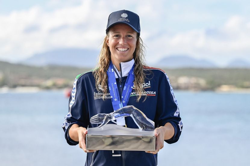 Medal Ceremony _ Day 1 _ Open Water Swimming World Cup 2025 - Stop 4 _ Golfo Aranci_Medium Res Image_m152143