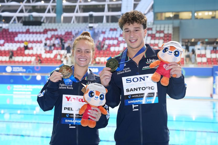 Mixed 3m Synchronised _ Final _ Day 20 _ World Aquatics Championships - Singapore 2025_Original Image_m139064