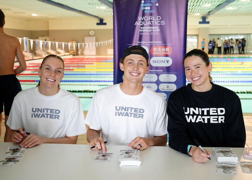 Athlete Clinic _ Day 0 _ Swimming World Cup 2026 - Stop 1 _ Baku_Original Image_m187816